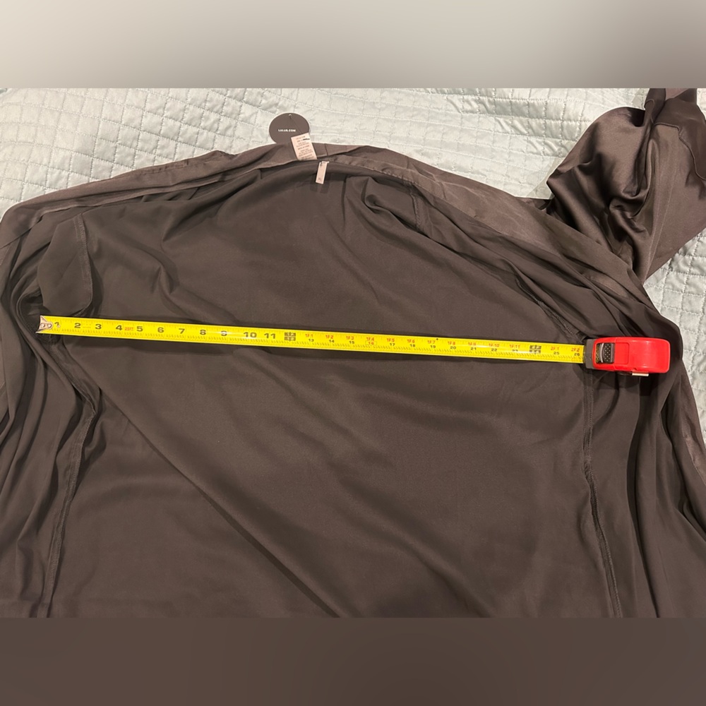 Lulu's Black Satin Lounge Robe - Picture 6 of 7